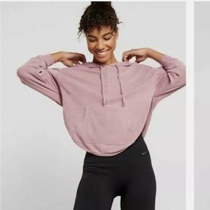 Free People Movement back into it cut out hoodie